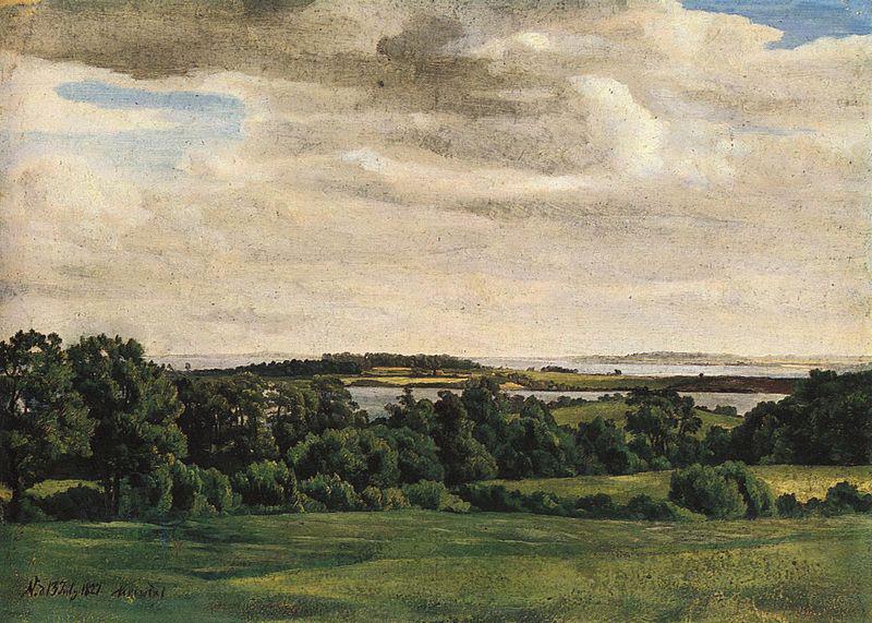 Adolph Friedrich Vollmer Holsteinische Landschaft Germany oil painting art